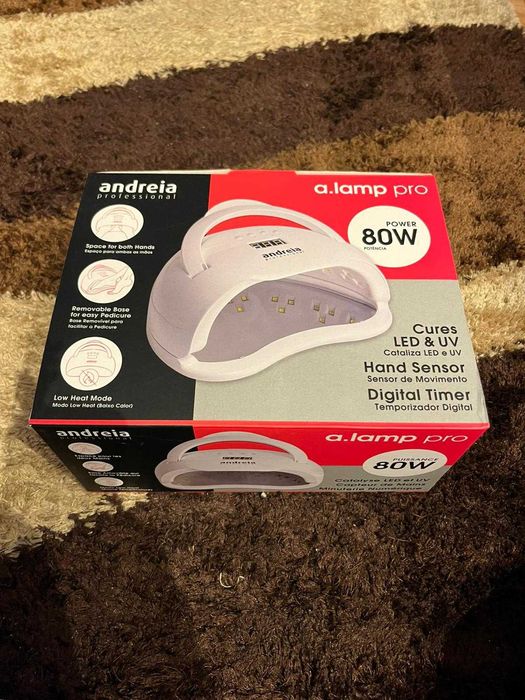 Kit de Unhas Andreia (Lâmpada e Aspirador)