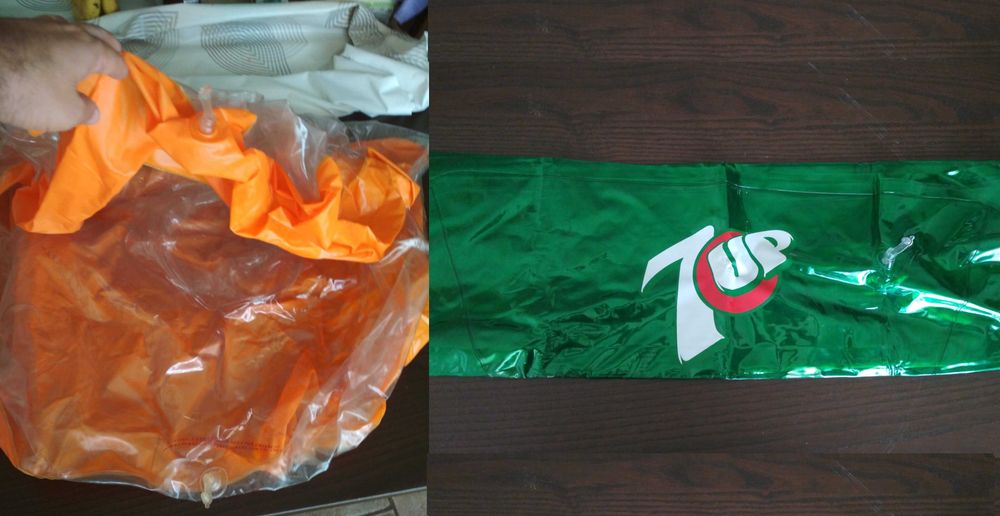 Artigos de praia. Camião, boias, colchões, discos voadores, petanca