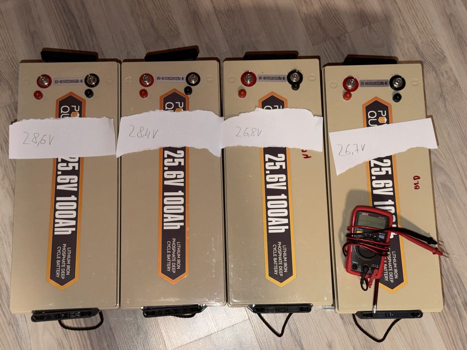 Акумулятор PowerQueen 24В (25,6V) 100Ah LiFePO4 (в наявності 4шт)