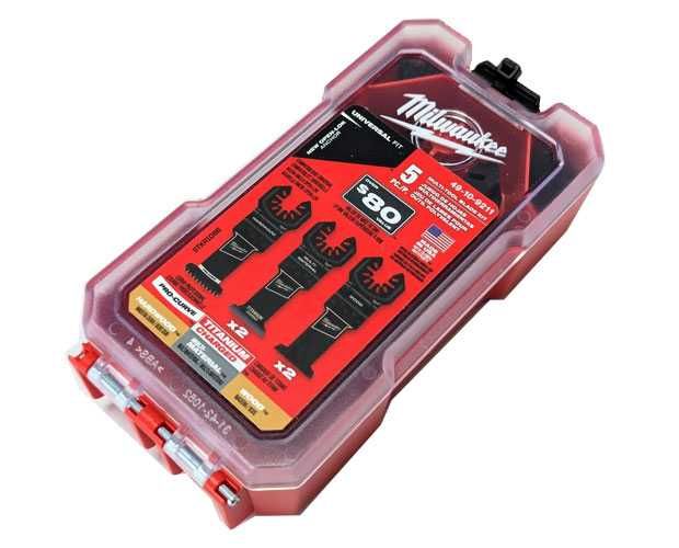 Набір з 5 різних полотен  в кейсі для реноватора Milwaukee 49-10-9211