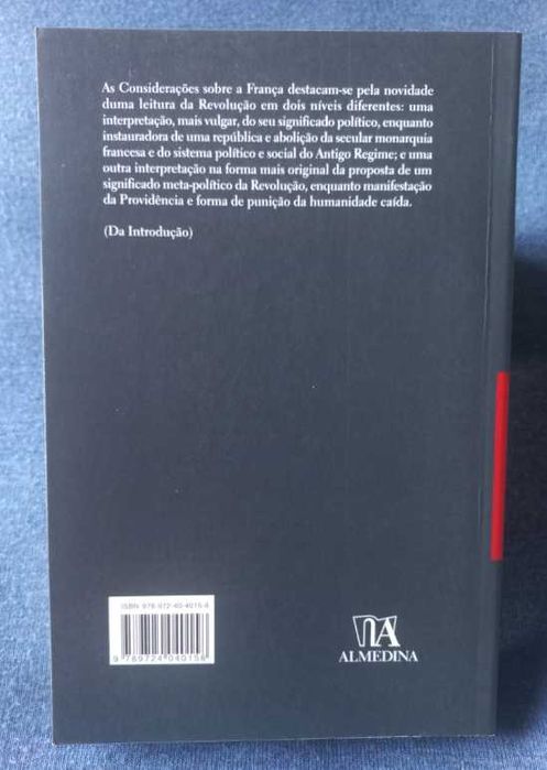 Considerações sobre França - Joseph De Maistre