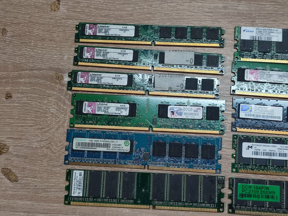 Pamięć RAM DDR, DDR2.