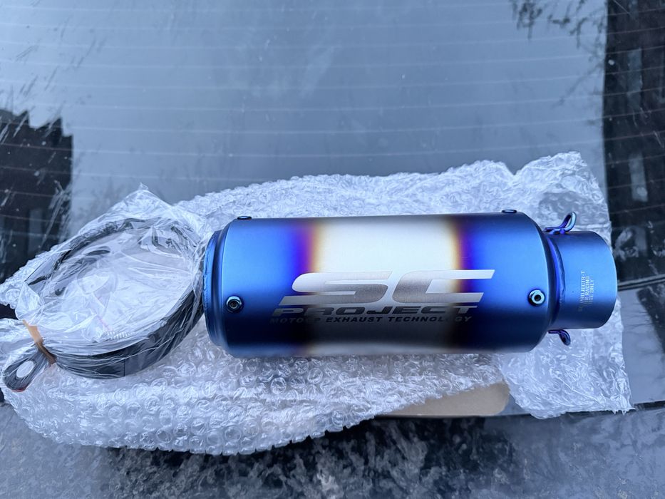 Прямоток SC Project (Blue Titanium) універсальний