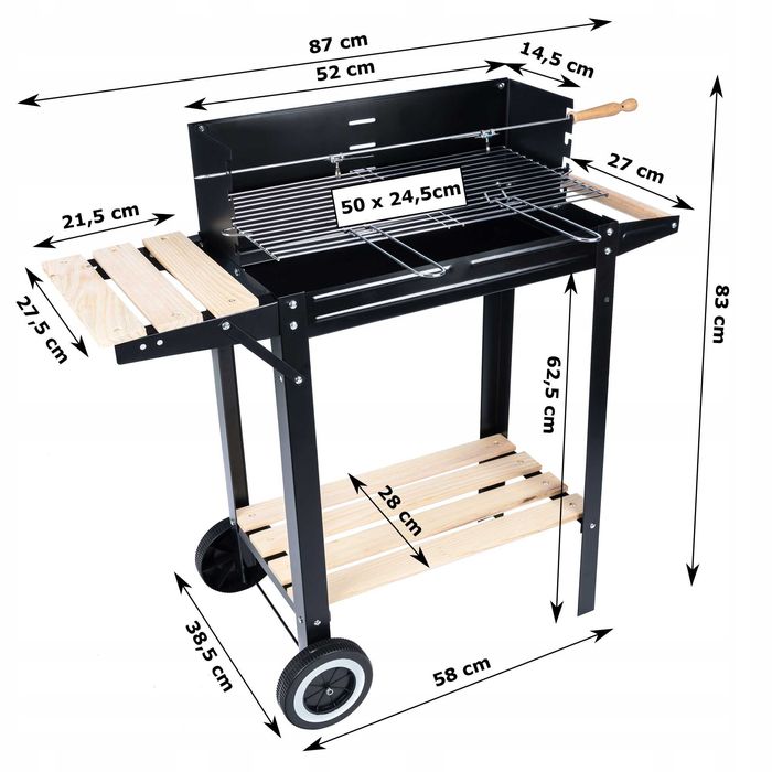 DUŻY GRILL OGRODOWY *majówka* *grillowanie*