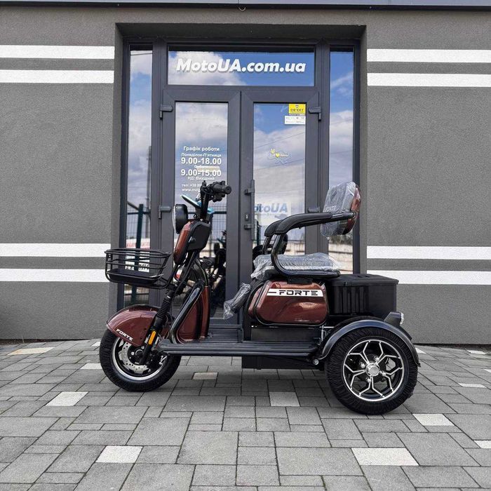 Трицикл акумуляторний Forte Family-WN1072 1000Вт 72В/20Ач