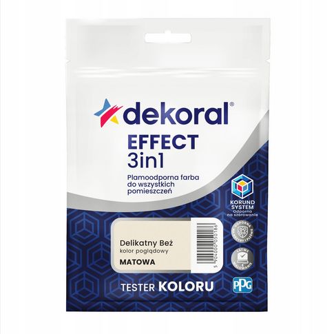 Dekoral Effect 3IN1 TESTER 0,04l Delikatny Beż