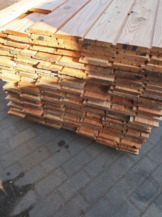 Deska elewacyjna daglezja , na zakładkę