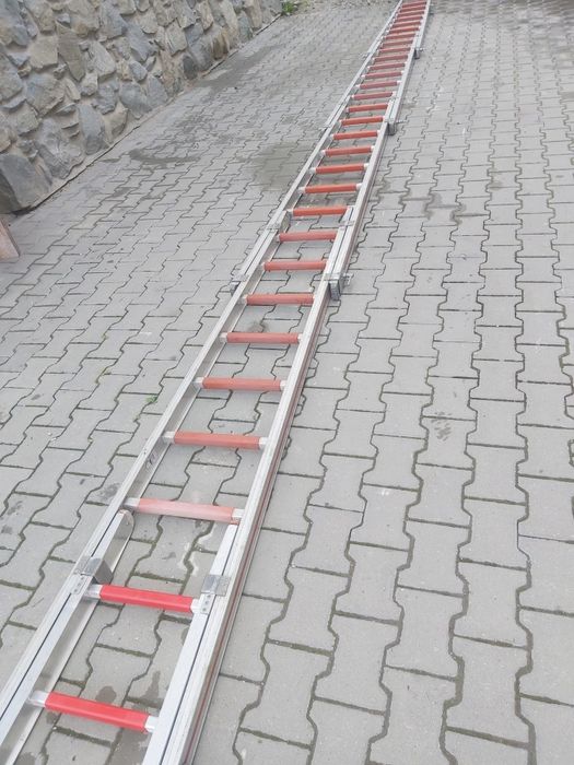 Drabina drabiny nasadkowe strażackie pożarniczy 2,70m aluminiowe