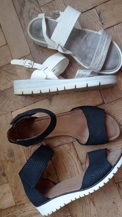 Шкіряні босоніжки Gabor кожаные босоножки сандалии