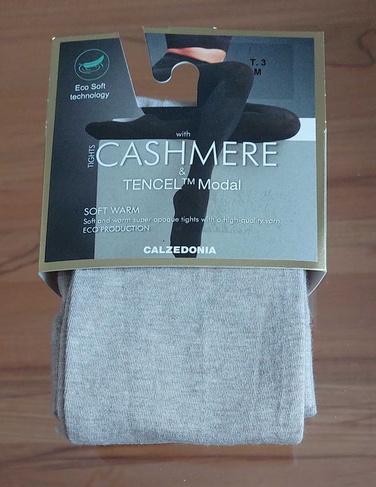 Rajstopy Calzedonia z kaszmirem ciepłe M/3