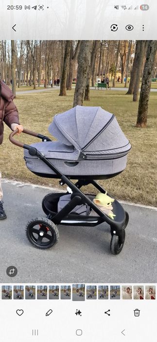 коляска візочок stokke trailz 2в 1