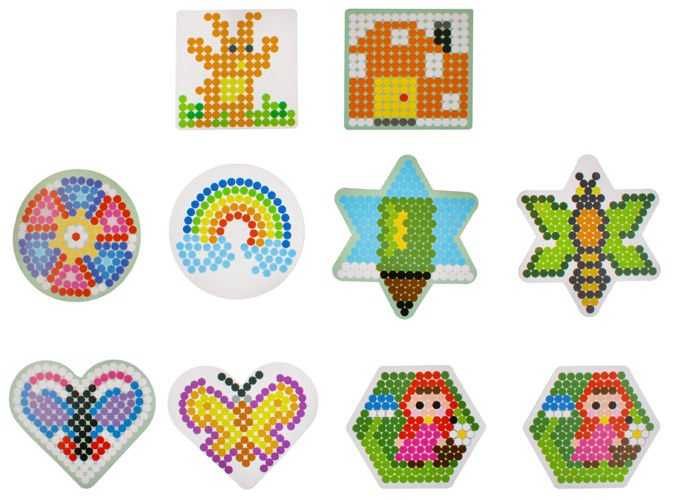 Koraliki do Prasowania Prasowanka Szablony Zestaw 5000 el.