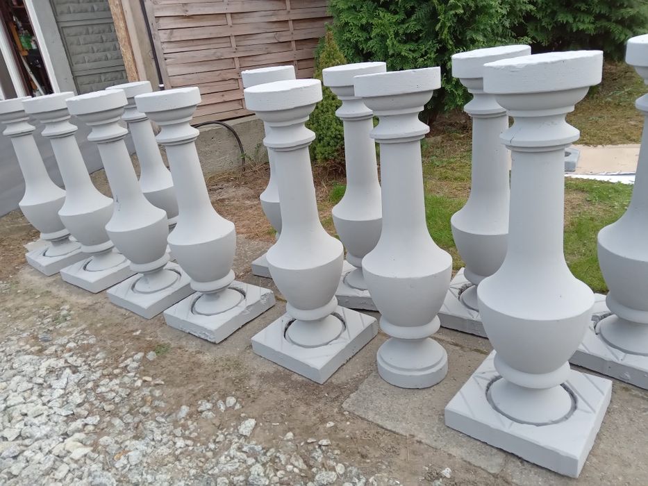 Słupki ozdobne taras ogród