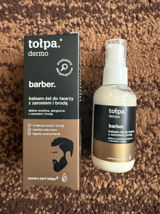Tołpa barber balsam-żel do twarzy z zarostem i brodą
