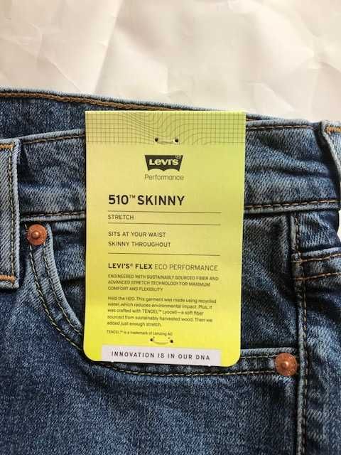 Мужские джинсы Levis 510 Skinny stretch W31 L32