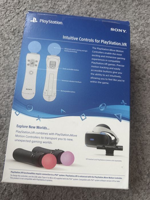 2 kontrolery ruchu move sony PS4 i PS VR