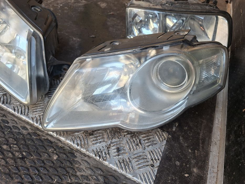Volkswagen Passat b6 lampy przód oryginał Europa lewa prawa kompletne