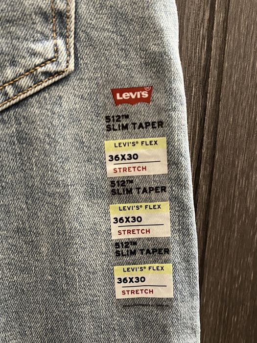 джинсы Levi’s 512 w36 L30