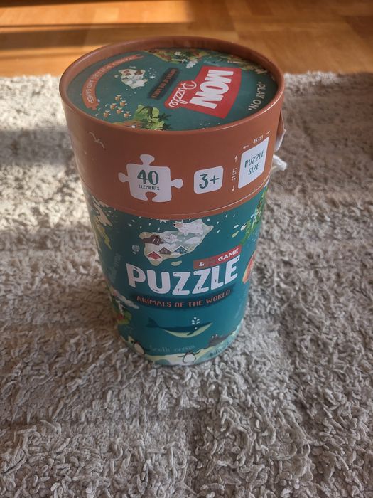 Puzzle dla dzieci (Animals of the World).