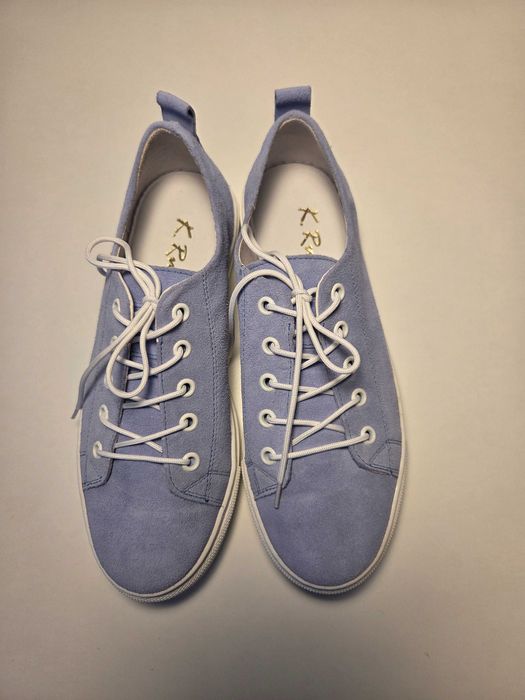 Trampki skórzane zamsz rozmiar 36