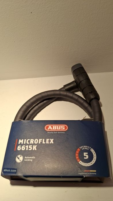 ABUS Microflex 6615K – zapięcie rowerowe, linka, poziom bezpieczeństwa