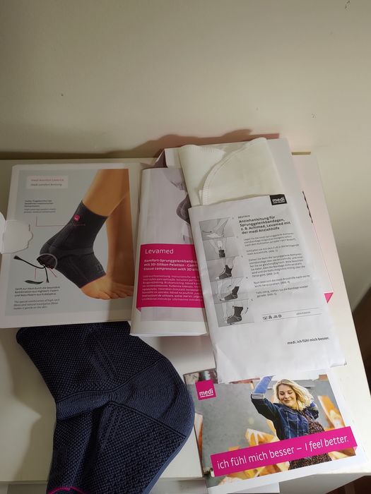 Pé elástico - meia elástica - NOVO - Medi