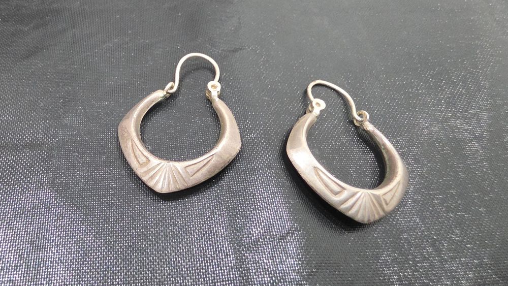 Brincos de Argola em Prata de Lei Genuína 925