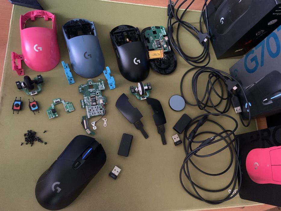 Запчасти/детали для logitech g pro x superlight