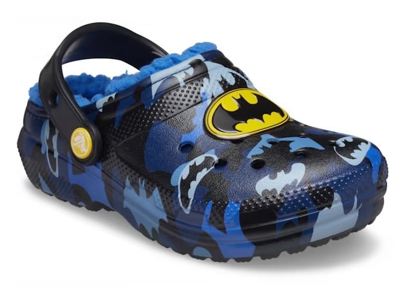 Утепленные тапки Crocs с мехом для мальчиков. J1, J2 (31-33). Теплые