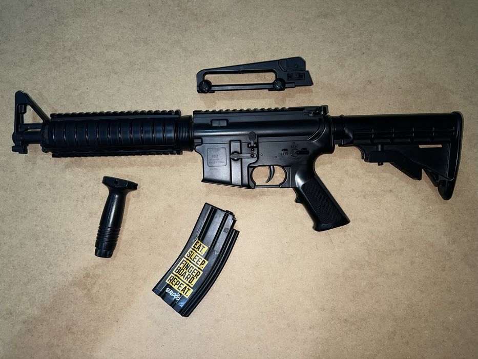 M4 arma air soft semi automatica e automatica
