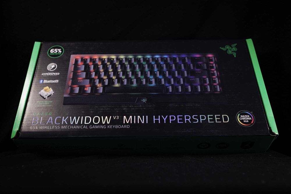 Klawiatura bezprzewodowa Razer Blackwidow Mini V3 Hyperspeed