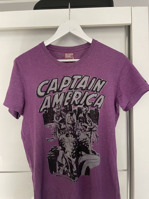 Koszulka Hilfiger Denim x Marvel Captain America – rozmiar L
