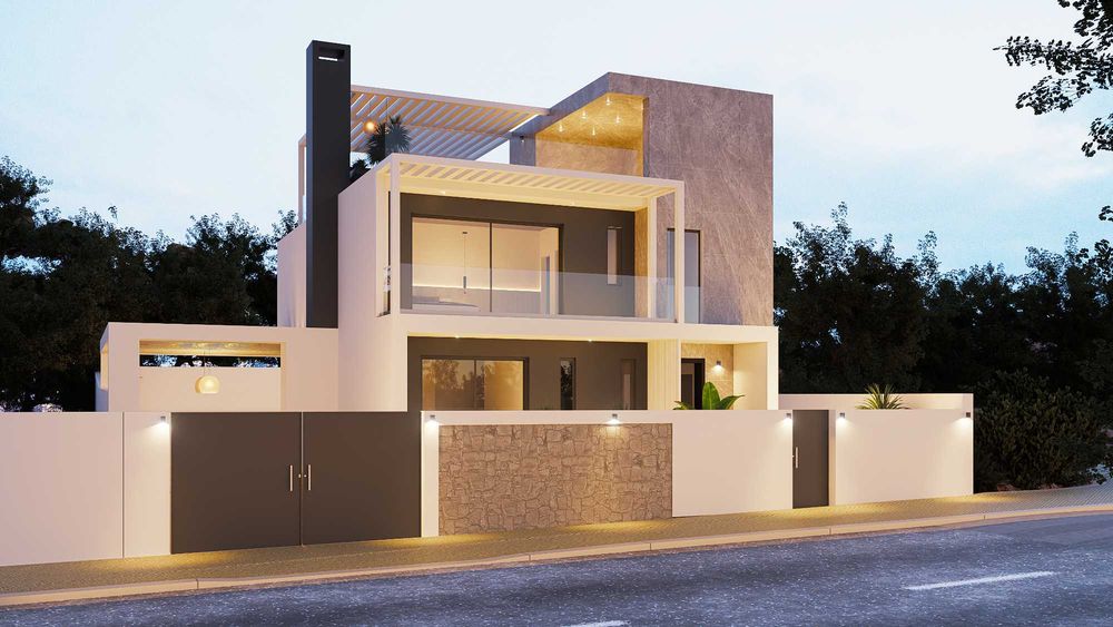 Moradia de luxo à venda em Marina de Albufeira com elevador e piscina com jacuzzi