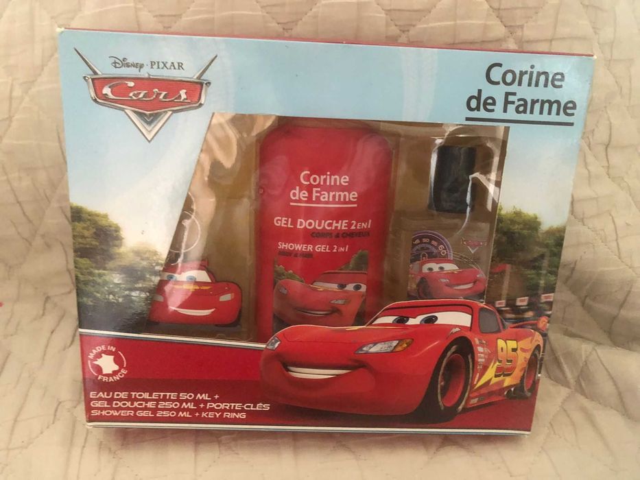 Conjunto/Coffret Criança Cars: Perfume  + Gel Banho + Porta chaves