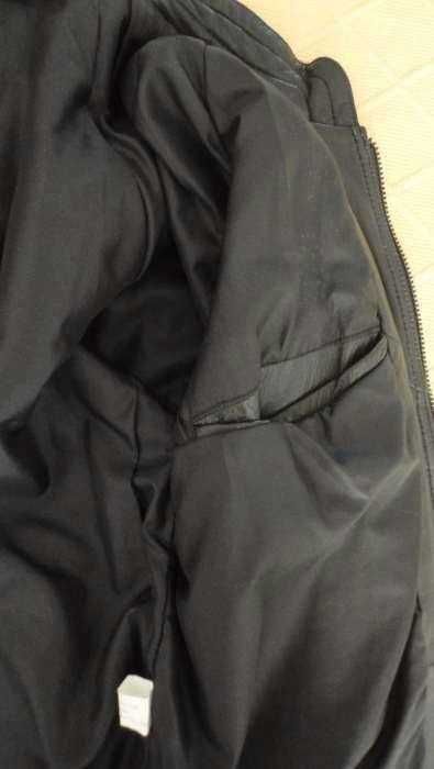 Casaco de cabedal unisexo preto