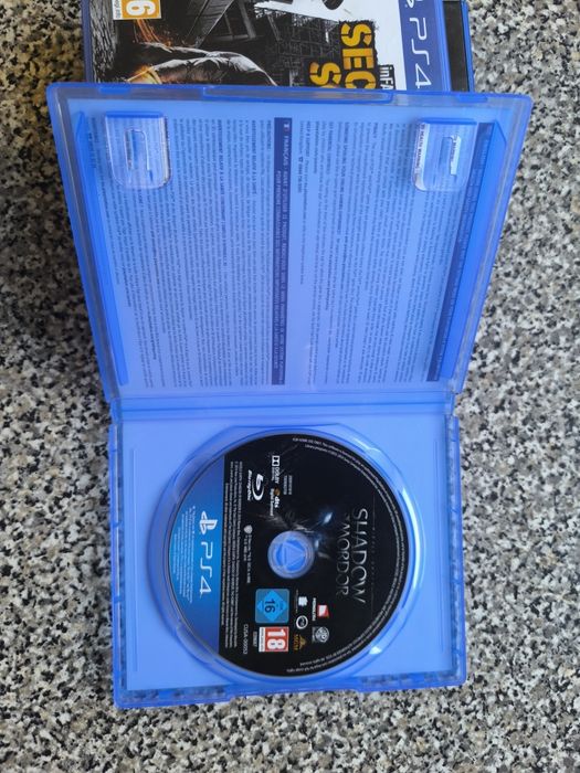 Infamous second son/Final fantasy 15/Shadow of mordor PlayStation 4