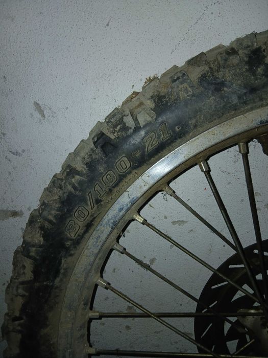 Roda da frente aro 21  completa