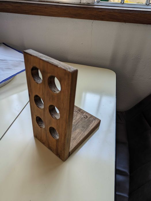 Para doar - Suporte de temperos em madeira