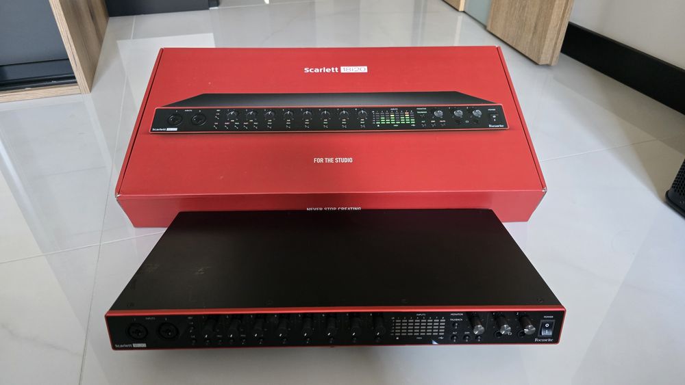 Najtaniej! Focusrite Scarlett 18i20 - 3rd gen. Stan BDB. Okazja!