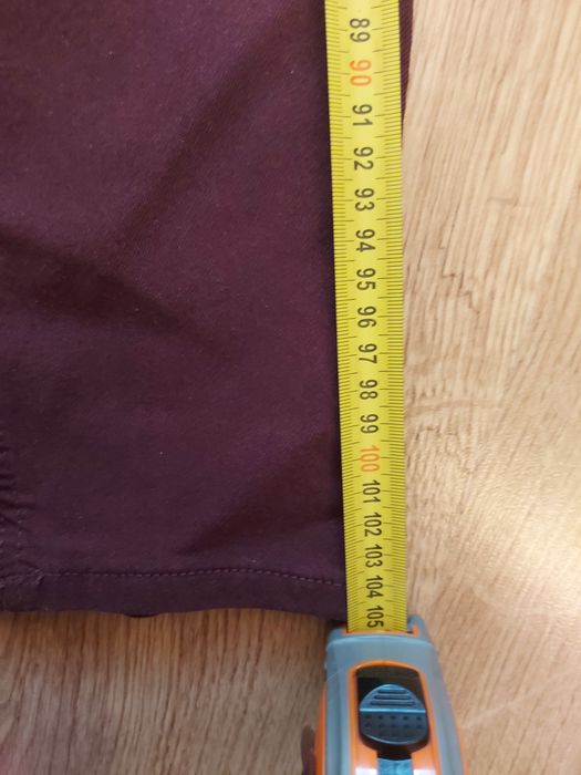 bordowe jeansy xl 42 sinsay bordo jeans rurki