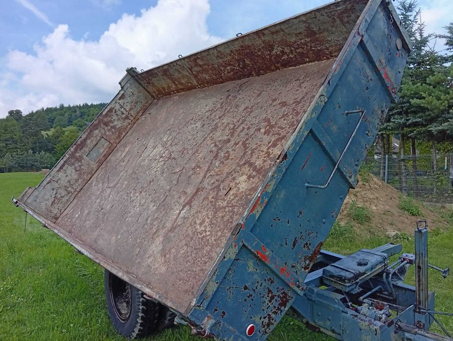 Przyczepa rolnicza kiper na 3 strony
