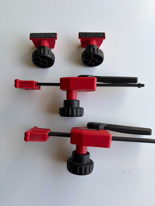 Conjunto Grampos Rápidos MFT 20mm + Batentes para Bancada