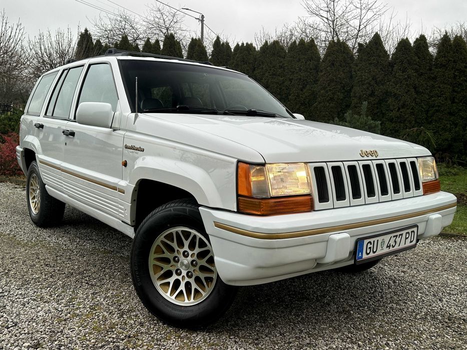 JEEP GRAND CHEROKEE ZJ 4.0 185PS 4x4 Klima Skóra Infinity BIAŁY KRUK !