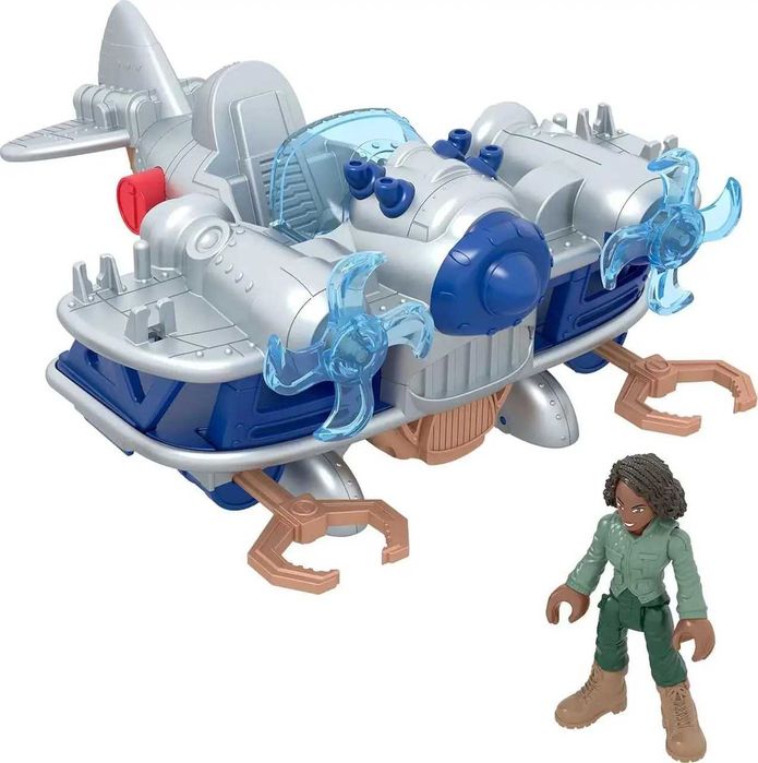 Игровой набор Кайла Уоттс и самолёт Парк Юрского периода Fisher-price