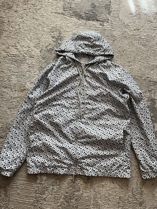 Куртка Burberry Blue & White Monogram  L