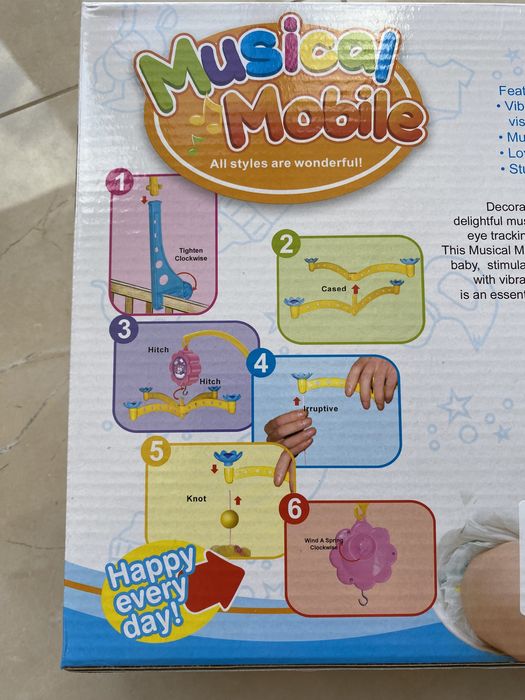 Іграшка Мобіль Різнокольоровий новий