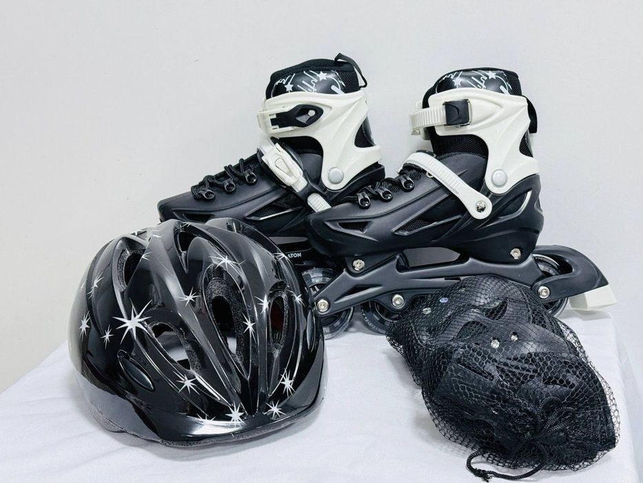 Ролики набор з захистом та шоломом Maraton Vega 31-42 розміри