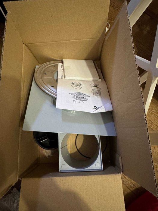 Зливний дренаж, трап Ravak SN 501 105x105/50, кришка - нерж сталь