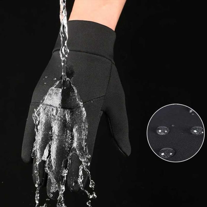 Рукавиці зимові чоловічі чорні водонепроникні  L/XL