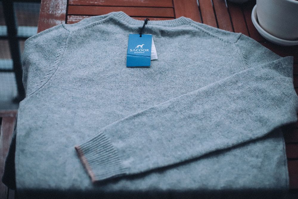 Camisola malha Sacoor cinzenta M